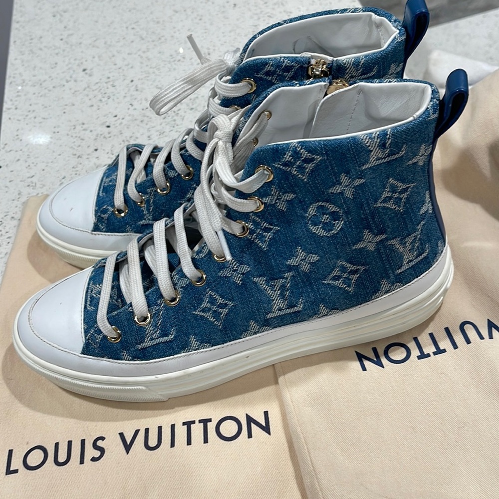 Woman’s LV denim chucks size 37 1/2